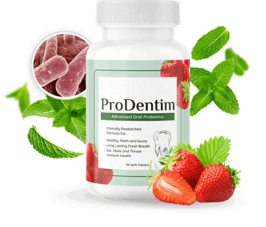 Prodentim oral probiotic supplement bottle